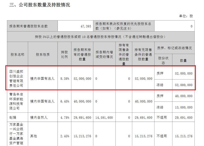 V观财报｜兴民智通第一大股东四川盛邦超限减持被通报批评