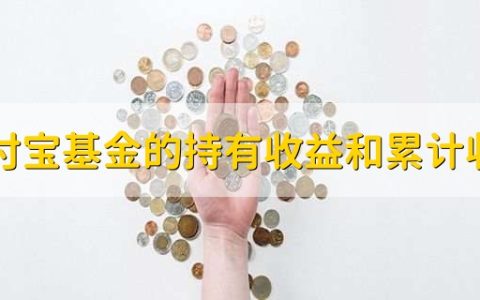 支付宝基金的持有收益和累计收益