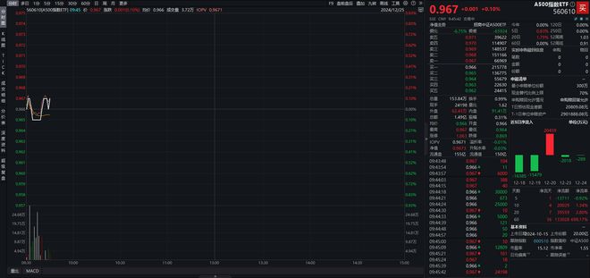 国常会定调，促进资本市场稳定发展！A500指数ETF（560610）开盘飘红，海光信息盘中股价创新高